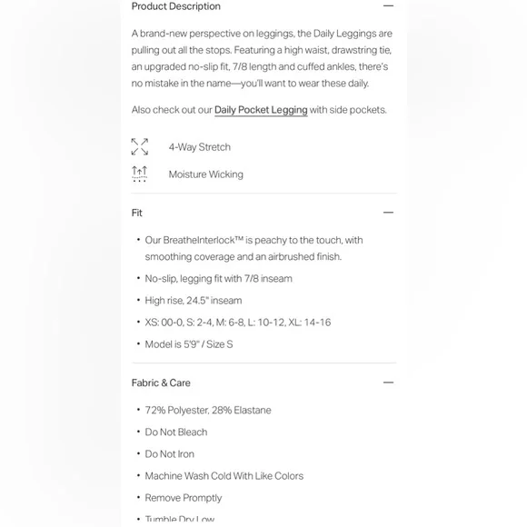 Vuori Charcoal Gray Leggings - Picture 15 of 15